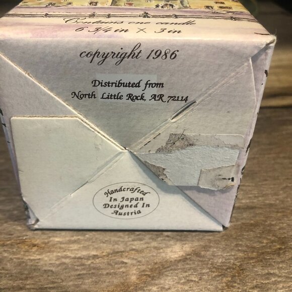 VINTAGE EMPEROR ART CREATIONS LITTLE SHOPPERS #50 CHRISTMAS CANDLE - Picture 9 of 9